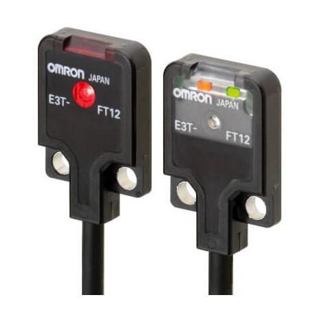 OMRON E3T-FT11 2M E3T-FT11 2M E3T 1007E E3TFT112M OMRON Thumbnail 3h Barrier 500mm Flat NPN Light